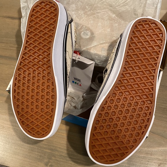 Vans Old Skool Frances Stark / Maps Lace Up Shoe Size: 5.0 Men’s 6.5 Women’s - Picture 11 of 11